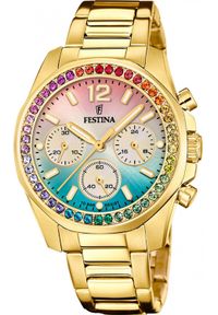 Zegarek damski Festina F20609-5 złoty. Kolor: złoty #1