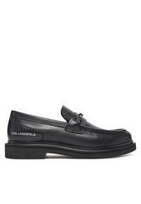 Karl Lagerfeld - KARL LAGERFELD Mokasyny Kingston KL12215 Czarny. Kolor: czarny. Materiał: skóra