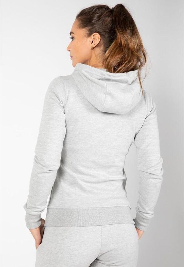 GORILLA WEAR - Pixley Bluza z kapturem zapinana na suwak - Szary. Typ kołnierza: kaptur. Kolor: szary. Sport: fitness