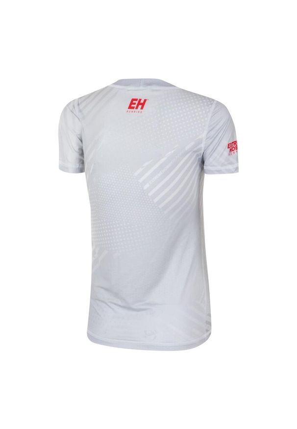 Koszulka do biegania damska z krótkim rękawem EXTREME HOBBY POLAND PRIME. Kolor: biały. Materiał: poliester, elastan. Długość rękawa: krótki rękaw. Długość: krótkie. Sport: kolarstwo, bieganie