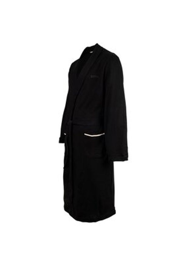 BOSS Szlafrok 50545943 Czarny. Kolor: czarny. Materiał: bawełna