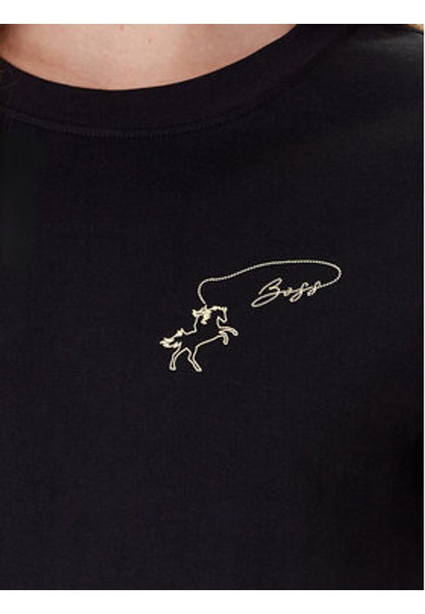 BOSS T-Shirt C_Esogo_3 50545288 Czarny Regular Fit. Kolor: czarny. Materiał: bawełna