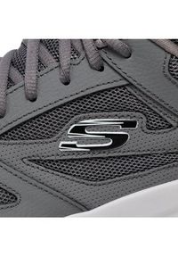 skechers - Skechers Sneakersy Fallford 58363/CCBK Szary. Kolor: szary. Materiał: materiał #7