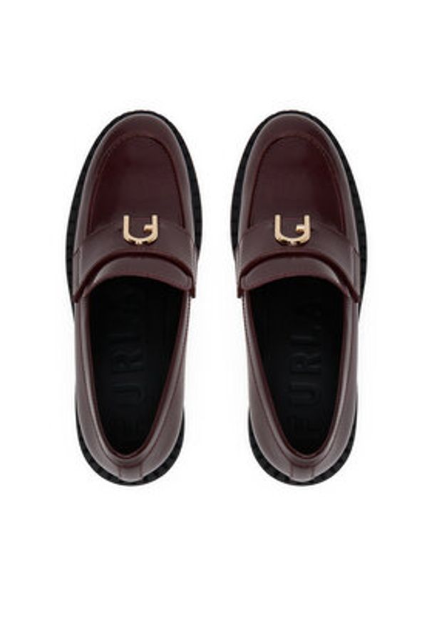 Furla Loafersy New Legacy YJ81FNL BX4042 AL 26700 Bordowy. Kolor: czerwony. Materiał: skóra