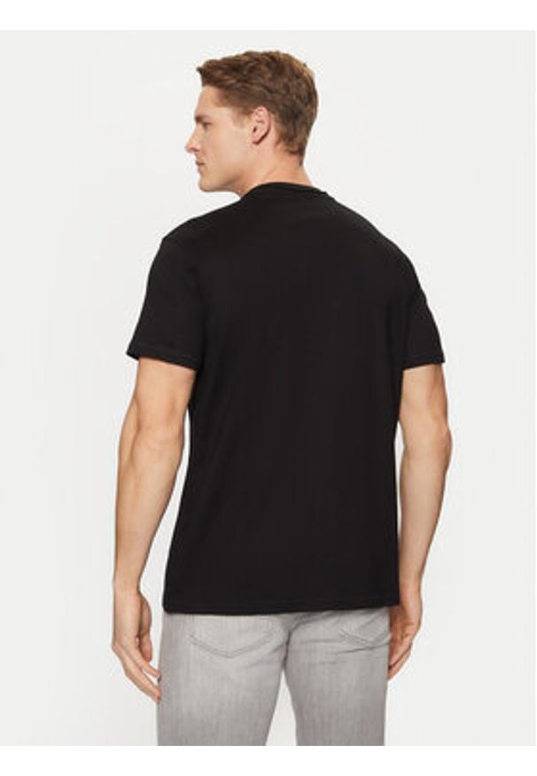 Guess T-Shirt M5RI19 K8FQ4 Czarny Regular Fit. Kolor: czarny. Materiał: bawełna