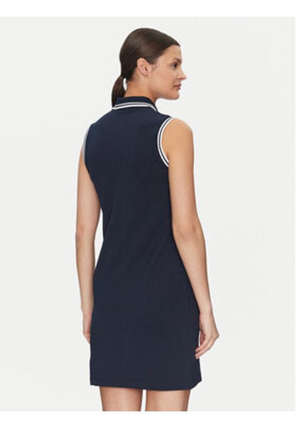 Guess Sukienka codzienna V5GK04 KCOK1 Granatowy Regular Fit. Okazja: na co dzień. Kolor: niebieski. Materiał: bawełna. Typ sukienki: proste. Styl: casual