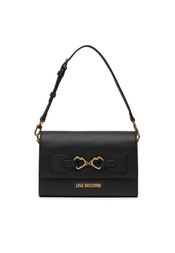 Love Moschino - LOVE MOSCHINO Torebka JC4349PP0IK1100A Czarny. Kolor: czarny. Materiał: skórzane