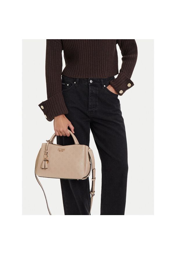 Torebka Guess. Kolor: beżowy