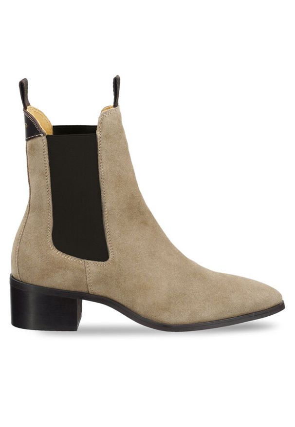 GANT - Gant Sztyblety 31553093 Beżowy. Kolor: beżowy. Materiał: zamsz, skóra