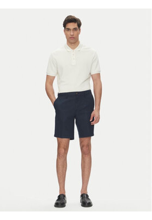 Michael Kors Szorty materiałowe CS53CSKHC8 Granatowy Regular Fit. Kolor: niebieski. Materiał: bawełna