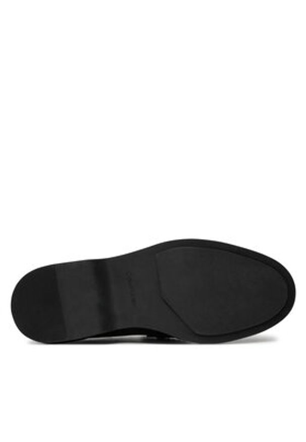 Calvin Klein Lordsy Loafer W/Hw Lth HW0HW02182 Czarny. Kolor: czarny. Materiał: skóra