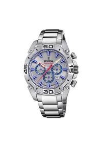 Festina Zegarek Chrono Bike '21 20543/1 Srebrny. Kolor: srebrny