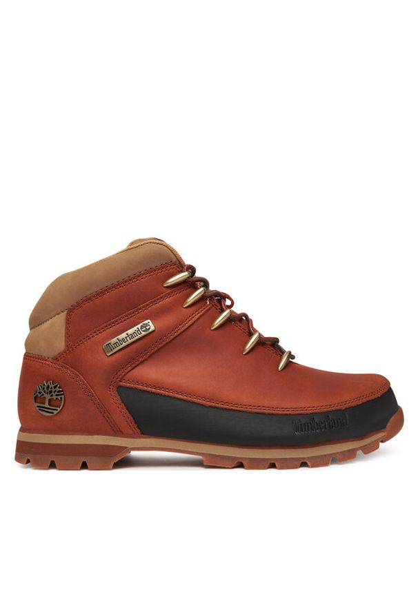 Timberland Trapery Euro Sprint Mid Lace TB0A2K84EJD1 Brązowy. Kolor: brązowy. Materiał: nubuk, skóra