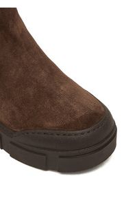 Vic Matié Botki 1H4010D V14D020350 Brązowy. Kolor: brązowy. Materiał: zamsz, skóra #2