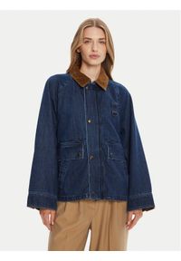 Polo Ralph Lauren Kurtka jeansowa 211971233001 Niebieski Oversize. Typ kołnierza: polo. Kolor: niebieski. Materiał: bawełna