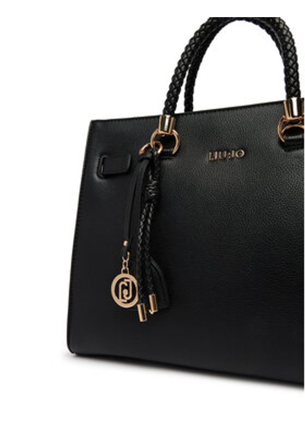 Liu Jo Torebka AA6086 E1012 Czarny. Kolor: czarny. Materiał: skórzane