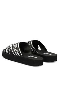 Love Moschino - LOVE MOSCHINO Klapki JA28334G0OIX7000 Czarny. Kolor: czarny. Materiał: skóra #3