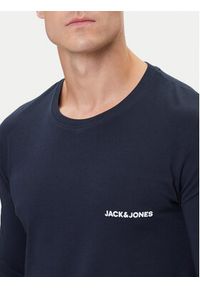Jack & Jones - Jack&Jones Piżama Everest 12273632 Granatowy Standard Fit. Kolor: niebieski. Materiał: bawełna