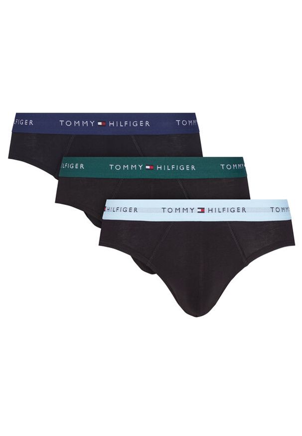 TOMMY HILFIGER - Tommy Hilfiger Komplet slipów UM0UM03471 Czarny. Kolor: czarny. Materiał: bawełna
