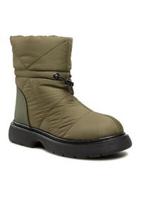 Jenny - JENNY Botki WS5801-05 Khaki. Kolor: brązowy. Materiał: materiał #4