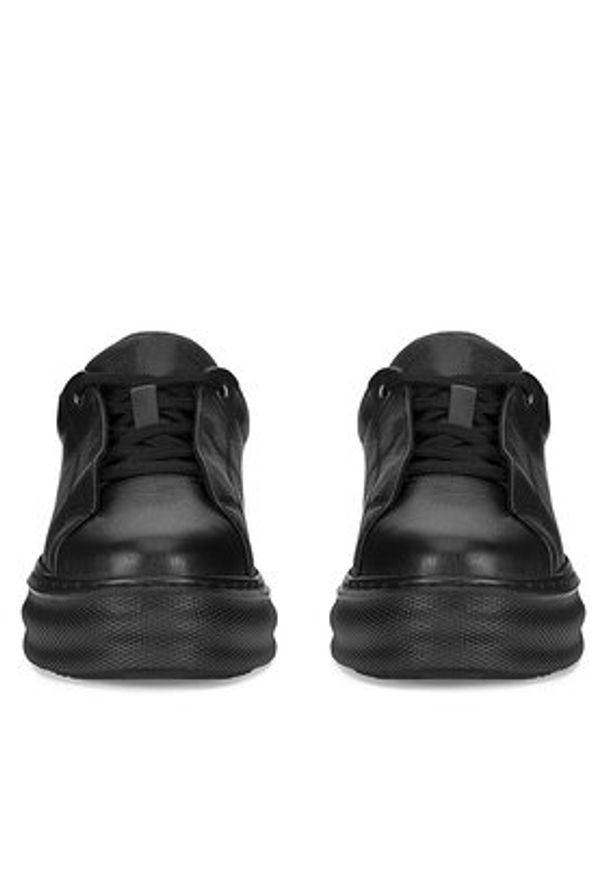Sergio Bardi Sneakersy WI16-D1084-01SB Czarny. Kolor: czarny. Materiał: skóra
