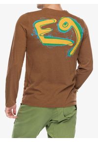 Longsleeve wspinaczkowy męski E9 Brasil. Kolor: brązowy. Długość rękawa: długi rękaw