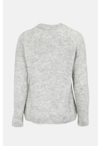 Y.A.S - Bardzo miękki sweter Alva. Kolor: szary. Materiał: dzianina, wełna, prążkowany. Styl: elegancki
