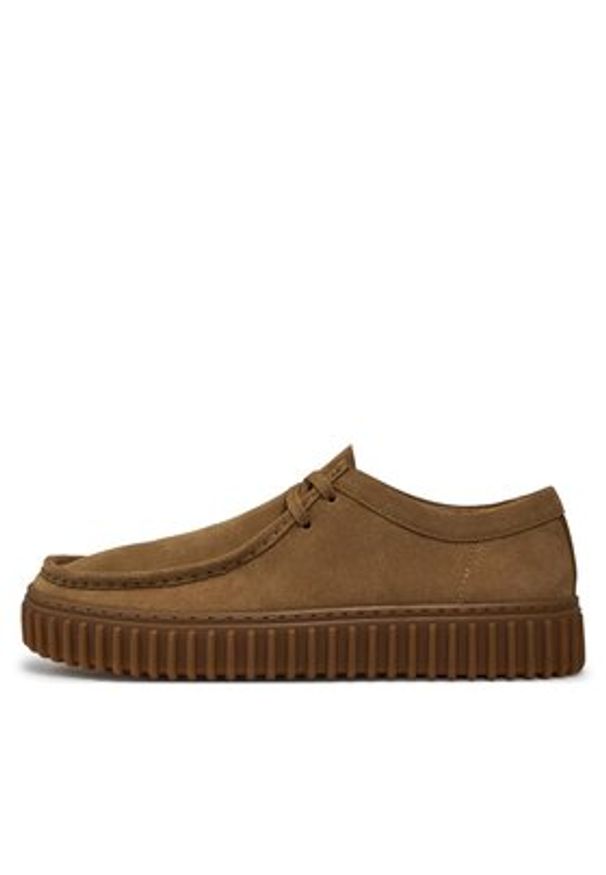 Clarks Mokasyny Torhill Lo 26173471 Brązowy. Kolor: brązowy. Materiał: skóra