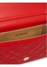 Love Moschino - LOVE MOSCHINO Torebka JC4079PP0OLA0500 Czerwony. Kolor: czerwony. Materiał: skórzane #4