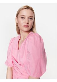 Lauren Ralph Lauren Sukienka codzienna 250903205001 Różowy Regular Fit. Okazja: na co dzień. Kolor: różowy. Materiał: bawełna. Typ sukienki: proste. Styl: casual #2