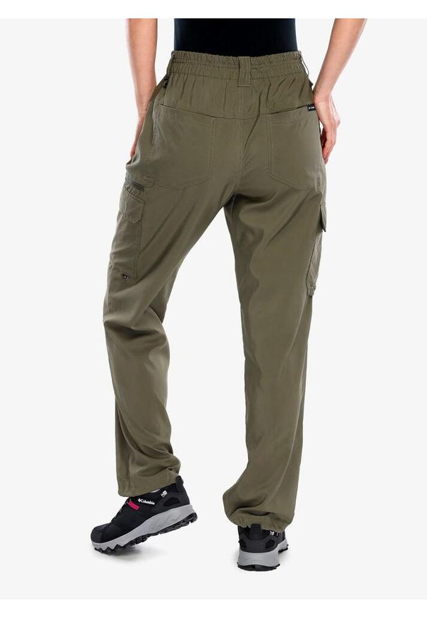 columbia - Spodnie turystyczne damskie Columbia Skien Valley Cargo Pant. Kolor: zielony. Sezon: lato. Sport: turystyka piesza