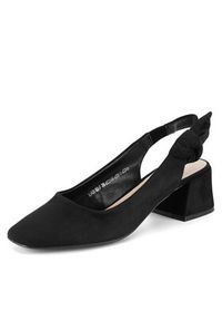 Clara Barson Czółenka LH2002-2 Czarny. Kolor: czarny. Materiał: materiał #6