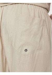 Emporio Armani Underwear Spodnie materiałowe 211871 4R467 00040 Écru Regular Fit. Materiał: len