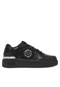 Philipp Plein - PHILIPP PLEIN Sneakersy SAES USC0766 PTE120N Czarny. Kolor: czarny. Materiał: skóra