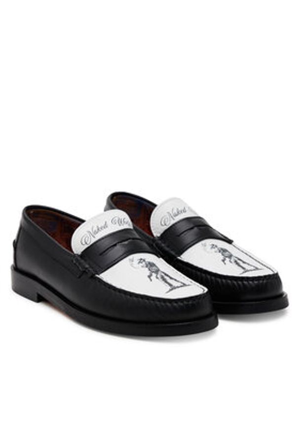 Naked Wolfe Mokasyny Riviera Czarny. Kolor: czarny. Materiał: skóra