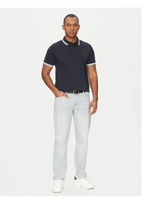 Guess T-Shirt M2GP34 KARS0 Granatowy Regular Fit. Typ kołnierza: dekolt w karo. Kolor: niebieski. Materiał: bawełna #3