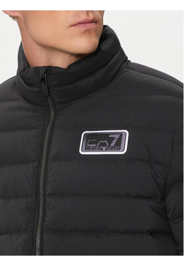 EA7 Emporio Armani Kurtka puchowa 6DPB14 PNHAZ 1200 Czarny Regular Fit. Kolor: czarny. Materiał: syntetyk