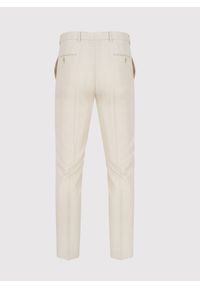 Pako Lorente - PAKO LORENTE – Beżowe spodnie garniturowe. Kolor: beżowy. Materiał: poliester, wełna, lycra. Styl: elegancki #2