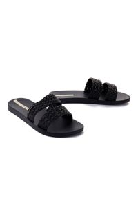 Ipanema - IPANEMA Renda II Fem 83243 black/black, klapki damskie. Kolor: czarny