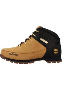 Buty do chodzenia męskie Timberland Euro Sprint Hiker. Wysokość cholewki: za kostkę. Zapięcie: sznurówki. Kolor: brązowy, beżowy, wielokolorowy. Materiał: skóra, syntetyk, materiał. Szerokość cholewki: normalna. Sport: turystyka piesza, bieganie