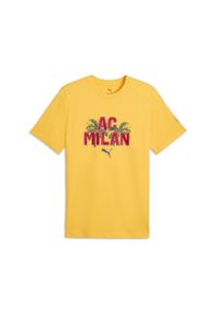 Puma - Męska koszulka AC Milan FtblCulture PUMA. Kolor: czerwony, wielokolorowy, żółty. Sport: piłka nożna #1