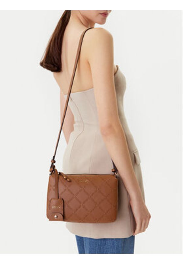 Liu Jo Torebka Ecs S Crossbody AF5072 E0538 Brązowy. Kolor: brązowy. Materiał: skórzane