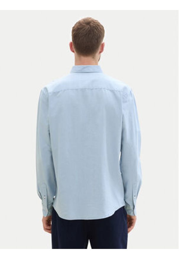 Tom Tailor Koszula 1042640 Niebieski Regular Fit. Kolor: niebieski. Materiał: bawełna