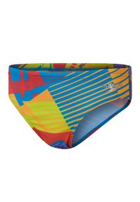 Kąpielówki slipy chłopięce kąpielowe Speedo Allover Digital. Kolor: niebieski, wielokolorowy, żółty #1