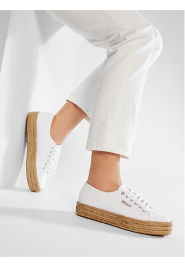 Superga Espadryle 2730 Cotropew S00CF20 Biały. Kolor: biały. Materiał: materiał