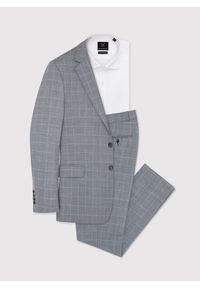 Pako Lorente - PAKO LORENTE – Szare spodnie garniturowe z wełną. Kolor: szary. Materiał: wełna #5
