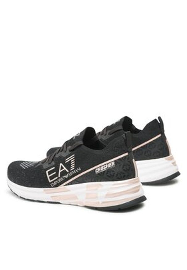 EA7 Emporio Armani Sneakersy X8X095 XK240 R699 Czarny. Kolor: czarny. Materiał: materiał