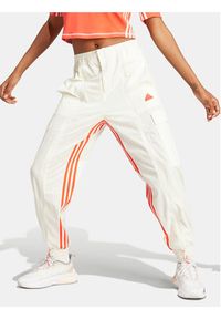 Adidas - adidas Spodnie dresowe Dance All-Gender Versatile IS0904 Biały Loose Fit. Kolor: biały. Materiał: syntetyk #5