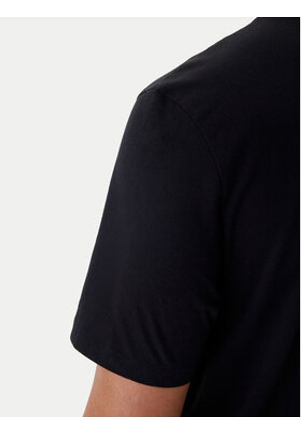 Hugo - HUGO T-Shirt Deyss 50553755 Czarny Regular Fit. Kolor: czarny. Materiał: bawełna