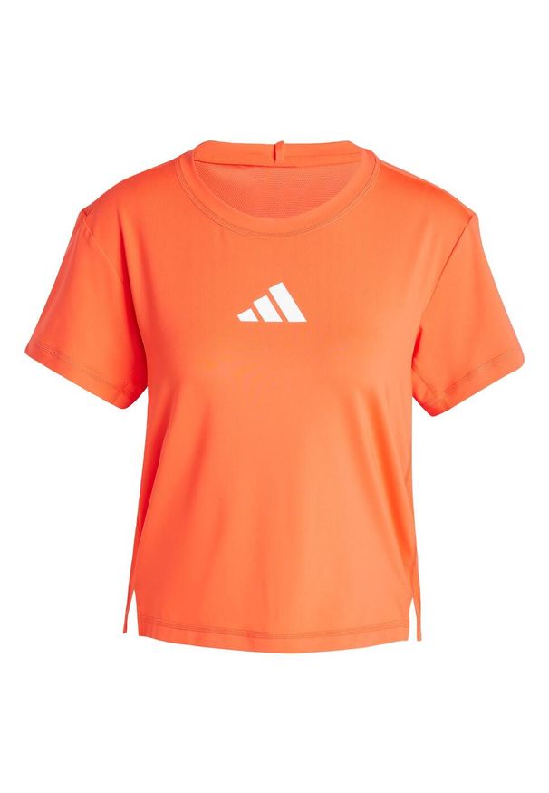 Adidas - Koszulka Training Adaptive Workout. Kolor: czerwony, biały, wielokolorowy. Materiał: materiał. Sport: fitness